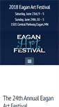 Mobile Screenshot of eaganartfestival.org